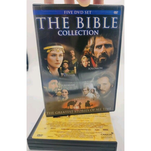 The Bible Collection 4 DVD Set & Jesus Of Nazareth Lot Of 2 Religious Dvds - Picture 3 of 16